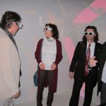 The visitors enjoyed a stunning 3D demonstration in Prof. Shaw´s laboratory
